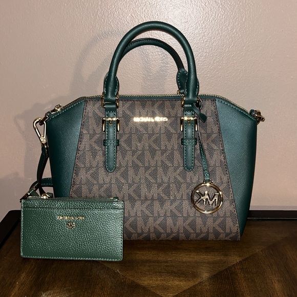 Matching Michael Kors Ciara satchel and wallet!! - Picture 1 of 7